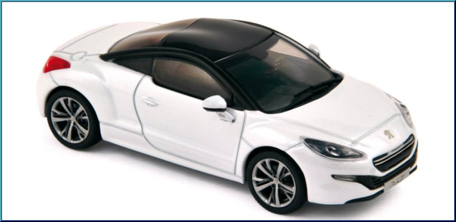 Peugeot Rcz 13 White Norev 1 43 Ebay