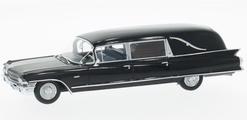 CADILLAC Series 62 Miller Meteor Hearse - 1962 - black - NEO 1:43