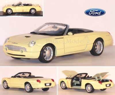 FORD THUNDERBIRD CABRIO SHOW CAR lightyellow MS   118  