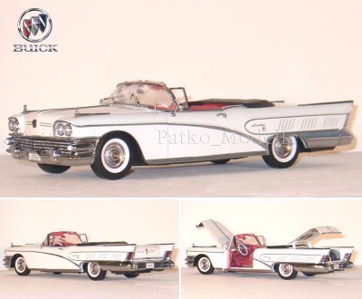 BUICK LIMITED RIVIERA CABRIO   1958   white   SS 118  