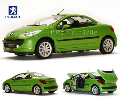 PEUGEOT 207 CC   2008   greenmetallic   WELLY 118